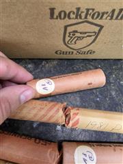 Unsearched Rolls of Pennies from 50's-80s Rolled! Approx $17 worth of pennies!